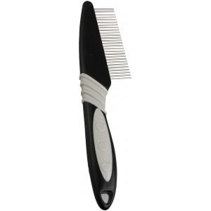 Groo'me Kam Medium 5 x 1.5 x 19 cm Flamingo Zwart Groo'me Kam Medium 5 x 1.5 x 19 cm Flamingo Zwart