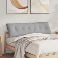 Rugkussen Wolkengrijs 160 x 19 x 50 cm Stof - thumbnail