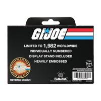 G.I. Joe Collectable Coin A Real American Hero 60th Anniversary 24k Gold Plated Limited Edition - thumbnail