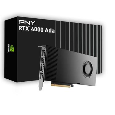 PNY Nvidia RTX 4000 Videokaart Ada Generation 20 GB GDDR6-RAM PCIe 4.0 x4, DisplayPort