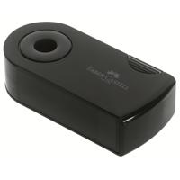 Faber Castell puntenslijper "Sleeve" zwart 2-gaats - thumbnail