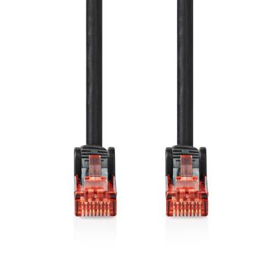 CAT6-kabel | RJ45 (8P8C) Male | RJ45 (8P8C) Male | UTP | 20 m | Rond | PVC | Zwart