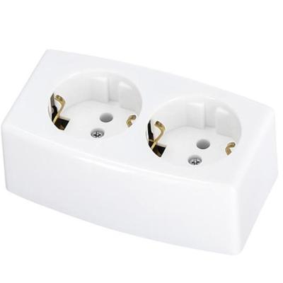 Stekkerdoos zonder kabel - 2-voudig