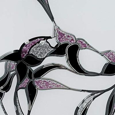 Eglo HanglampVetro Flowerprint gegolfd wit - 3041