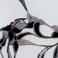 Eglo HanglampVetro Flowerprint gegolfd wit - 3041 - thumbnail