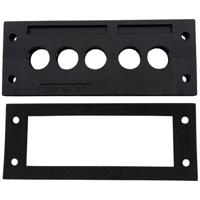 TRU COMPONENTS TC-KDL 24/5 Kabelinvoeringsplaat Klem-Ø (max.): 16 mm PA Zwart 1 stuk(s) - thumbnail