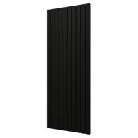Plieger Designradiator Cavallino Retto Dubbel 2146 Watt Middenaansluiting 200x75,4 cm Zwart - thumbnail