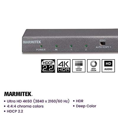 Split 612 UHD 2.0 - HDMI splitter 4K 60Hz - 1 in / 2 uit