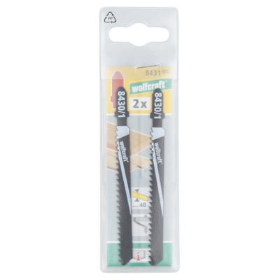 Wolfcraft Decoupeerzaagbladen | T-schacht | L75mm | 2 stuks - 8431000