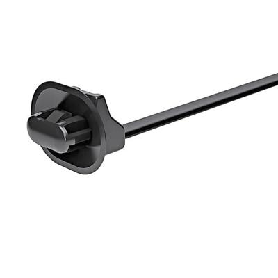 HellermannTyton 126-00081 T50SOSKSFT6,5E Kabelbinder 160 mm 4.60 mm Zwart Met spreidanker en plaat 1 stuk(s) HellermannTyton 126-00081 T50SOSKSFT6,5E Kabelbinder 160 mm 4.60 mm Zwart Met spreidanker en plaat 1 stuk(s)