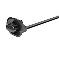 HellermannTyton 126-00081 T50SOSKSFT6,5E Kabelbinder 160 mm 4.60 mm Zwart Met spreidanker en plaat 1 stuk(s) - thumbnail