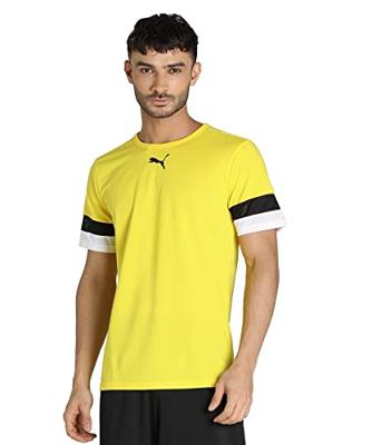 PUMA teamRISE Voetbalshirt Geel Zwart Wit