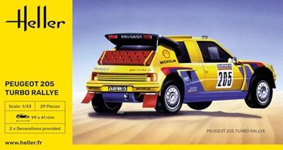 Heller 1/43 Peugeot 205 Turbo Rallye