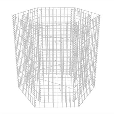 VidaXL Gabion plantenbak verhoogd zeshoekig 100x90x100 cm VidaXL Gabion plantenbak verhoogd zeshoekig 100x90x100 cm