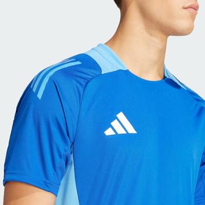 adidas Tiro 24 Competition Trainingsshirt Blauw Lichtblauw adidas Tiro 24 Competition Trainingsshirt Blauw Lichtblauw