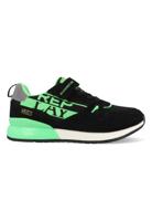 Replay Shoot JR JS290027L-1754 Zwart / Groen-34 maat 34 - thumbnail