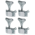 Boston 86-CL stemmechanieken vier stuks voor basgitaar chroom Boston 86-CL stemmechanieken vier stuks voor basgitaar chroom