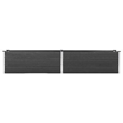 Plantenbak verhoogd 200x50x54 cm HKC grijs - thumbnail