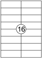 Etiket quantore 105x37mm 1600st | 10 stuks - thumbnail