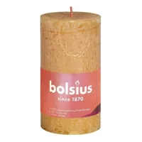 Rustiek Shine stompkaars 100/50 Honeycomb Yellow Bolsius - Bolsius - thumbnail