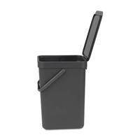 Brabantia Sort and Go Afvalemmer 12L Grijs - thumbnail