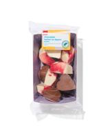 HEMA Chocolade harten en lippen praliné 150gram - thumbnail