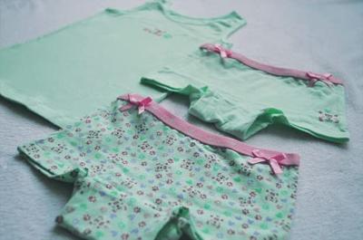 Funderwear meisjes setje Tiger - Onderbroek & Hemdje - Boxershorts - Roze - Groen - Paars