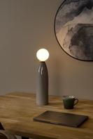 Lucide FIGARO - Tafellamp - Ø 12 cm, H 45cm - 1xG9 - Grijs - thumbnail