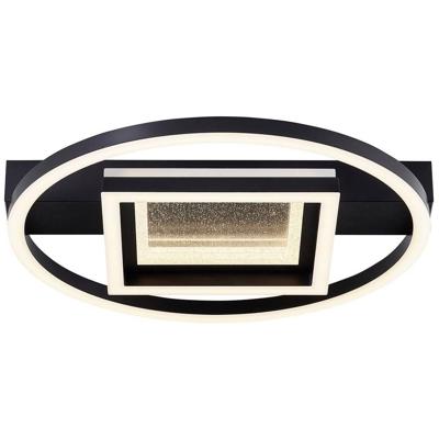 Brilliant PlafondlampQueens rond met vierkant - G92902A06