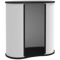 Beursbalie inklapbaar 90x48x93 cm bewerkt hout - thumbnail