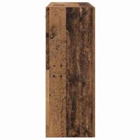 Wandkast Wandgemonteerd Oudhout 69,5 x 34 x 90 cm Bewerkt hout - thumbnail
