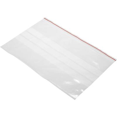 Hersluitbare zak met etiketstrook (b x h) 300 mm x 200 mm Transparant Polyethyleen 1 stuk(s) Hersluitbare zak met etiketstrook (b x h) 300 mm x 200 mm Transparant Polyethyleen 1 stuk(s)