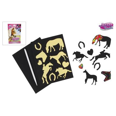 Horse Friends Kras stickers paard Horse Friends Kras stickers paard