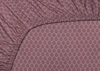 Pip Studio Pip Studio Thousand Leaves hoeslaken Mauve 100x200 cm Hoekhoogte 25 cm - thumbnail