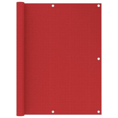VidaXL Balkonscherm 120x300 cm hdpe rood VidaXL Balkonscherm 120x300 cm hdpe rood