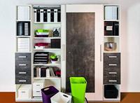 Rotho Timeless Bureau Ladenbak met 10 Dichte Lades 34.5x29x32 cm Antraciet - thumbnail