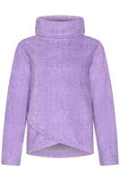 Paars fleece pyjamashirt Rebelle - thumbnail