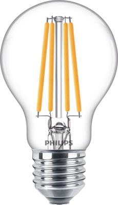 Philips LED 76207001 LED-lamp Energielabel D (A - G) E27 10.5 W = 100 W Neutraalwit (Ø x l) 6 cm x 10.4 cm 1 stuk(s)