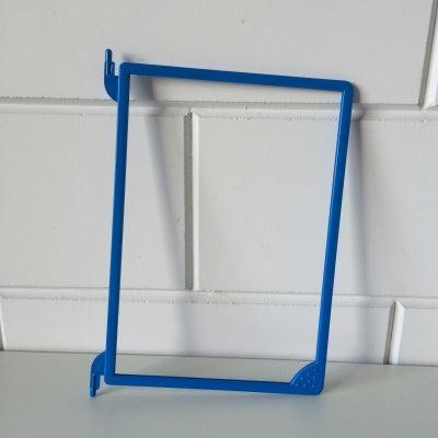 Prijskaartraam A4 blauw met draaipunt