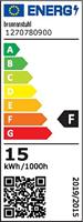 Brennenstuhl BRENNENSTUHL - Ovalleuchte OL 1650 1270780900 LED-buitenlamp (wand) Energielabel: F (A - G) 15 W Wit - thumbnail