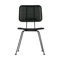 Woood Hilde stoel - Set van 2 zwart - thumbnail