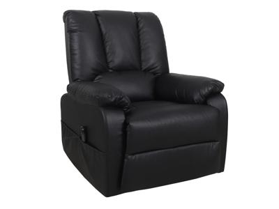 Elektrische relaxfauteuil OZARA zwart Elektrische relaxfauteuil OZARA zwart