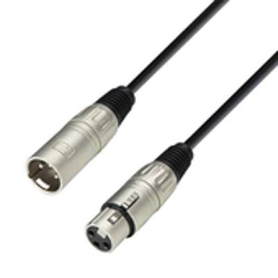 Adam Hall K3MMF0300 XLR Verbindingskabel [1x XLR-bus - 1x XLR-stekker] 3.00 m Zwart