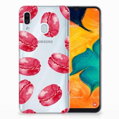 Samsung Galaxy A30 | Siliconen Case | Pink Macarons Samsung Galaxy A30 | Siliconen Case | Pink Macarons