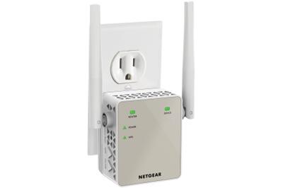 NETGEAR WiFi Booster Range Extender | WiFi Repeater Internet Booster | Geschikt voor maximaal 1200 m² en 20 apparaten | AC1200 (EX6120)