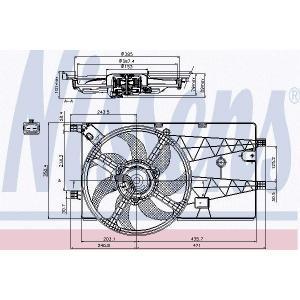 Koelventilator 85693 Koelventilator 85693