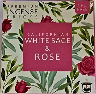 Aromafume Wierookblokjes Witte Salie & Roos - 40g