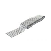 Kerstkrans DKD Home Decor Gouden Zilverkleurig PVC 300 x 5 x 0,1 cm - thumbnail