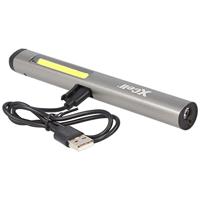 XCell ESEN179 Hückmann Penlight werkt op batterijen 450 lm 16.5 cm Aluminium (metallic) - thumbnail
