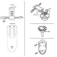 Eglo Remote control voor plafondventilator - 35064 - thumbnail